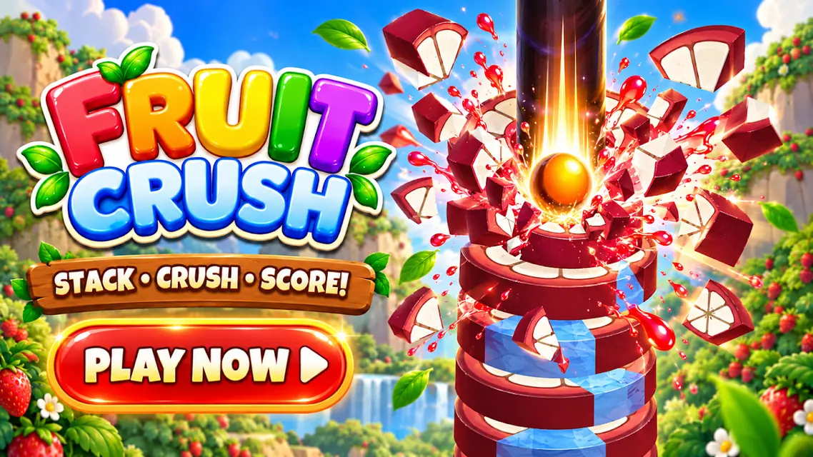 Stack Ball Fruit Crush screenshot 1
